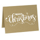 Merry Christmas Folded Shimmer Holiday Cards Image 4 of 10